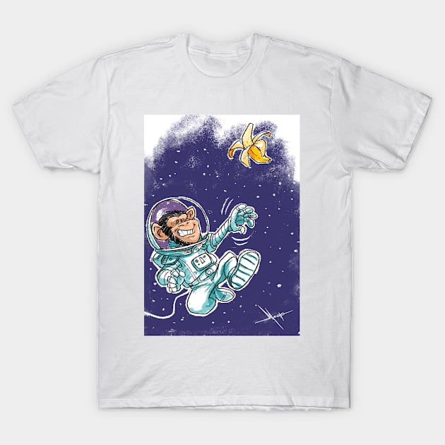 SpaceMonkey T-Shirt by Mechoart